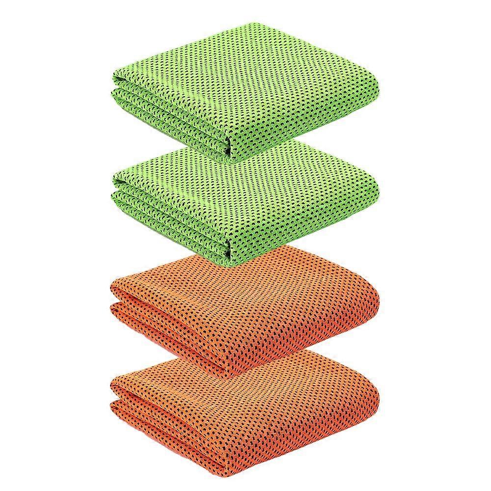 冷却タオル、ヨガ、スポーツ、ランニング、ジム、その他のアクティビティ用のマイクロファイバータオル