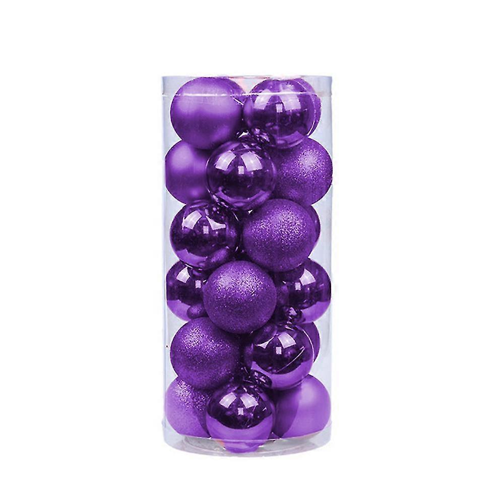 24 stycken 6 cm splittersäkra julkulor julgransprydnader bröllop