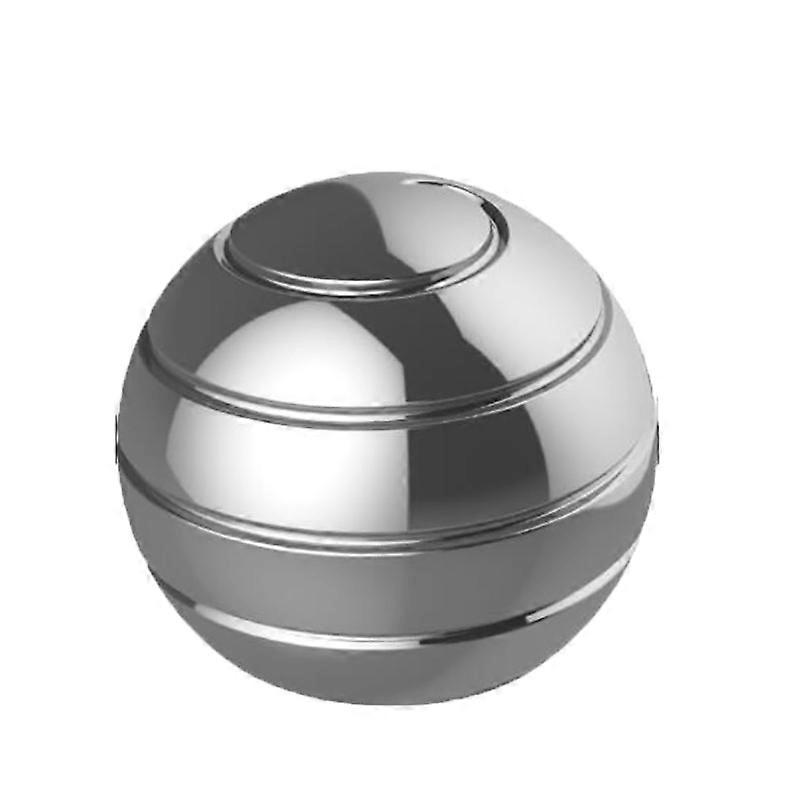 MIMIGO Desktop Ball Transfer Gyro Aluminum Alloy Kinetic Desk Toy Stress Relief Office Executive Gadgets Metal Ball Full Disassembly Rotary Decompress