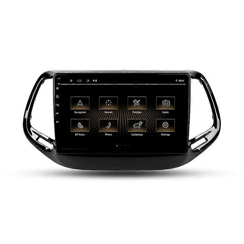 Car Radio Player For Jeep Compass 2 MP 2016 - 2018 Multimedia Video Navigation GPS