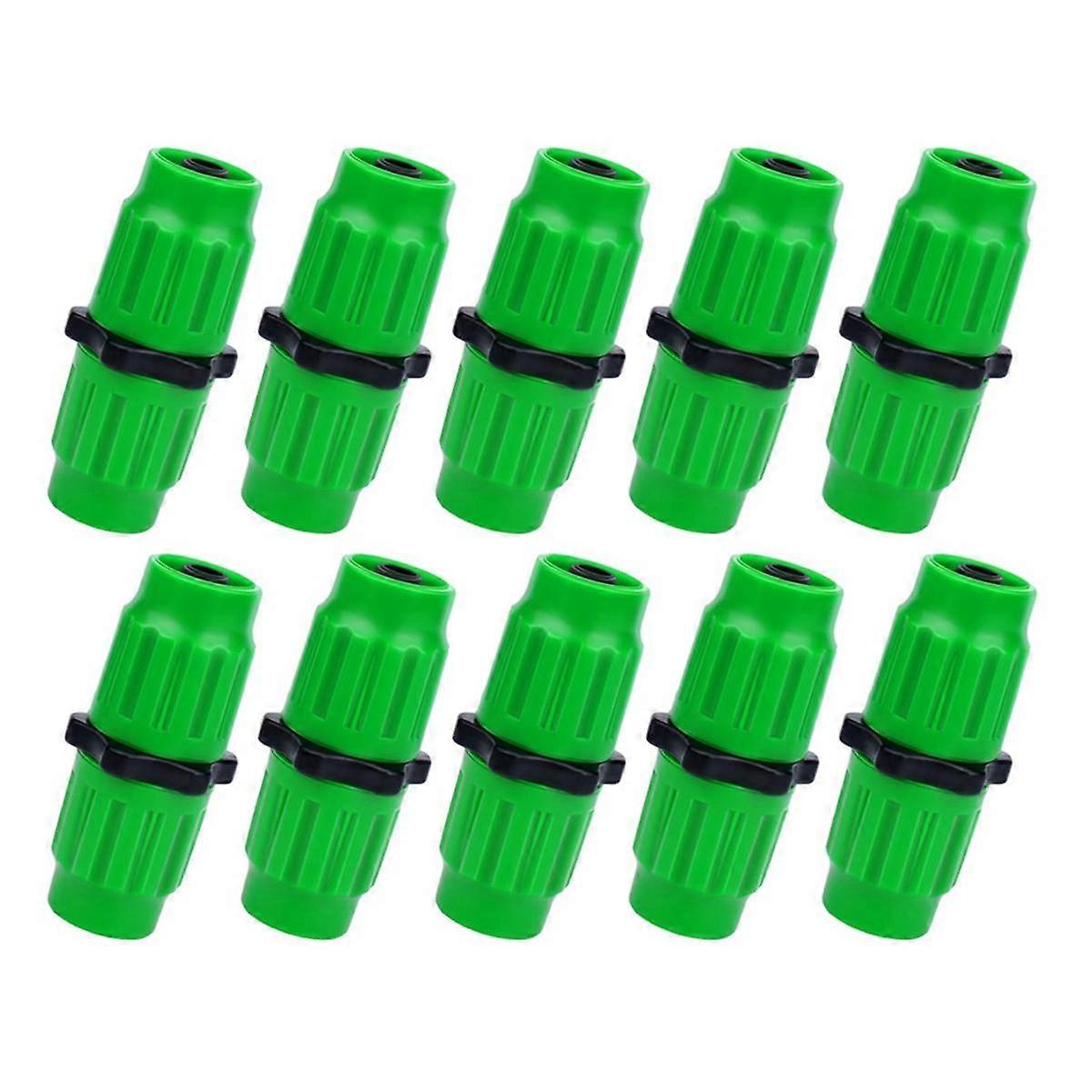 Expandable Garden Hose Repair Kit,10PC Dual-Channel Hose Female Male Connectors Pockets Hose for 3/