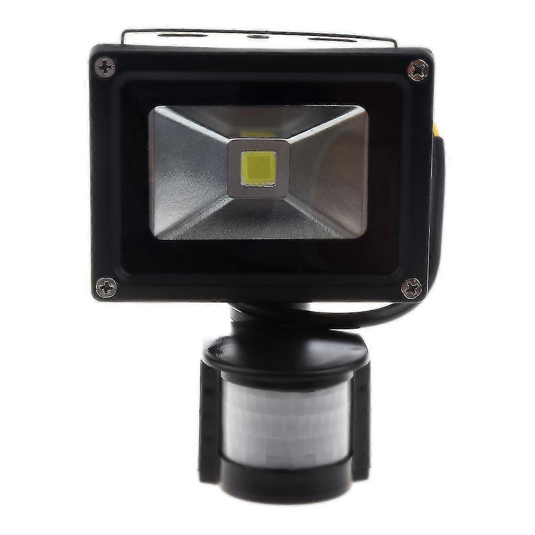 Pir Motion Sensor Security Wall Pure White Led Waterproof Flood Light Lamp 10w