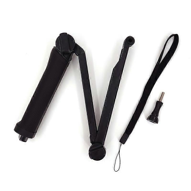 Portable 3 Way Grip Waterproof Monopod Selfie Stick Folding Tripod Stand For GoPro Hero 8 7 6 5 Yi 4K Sjcam Eken Accessory