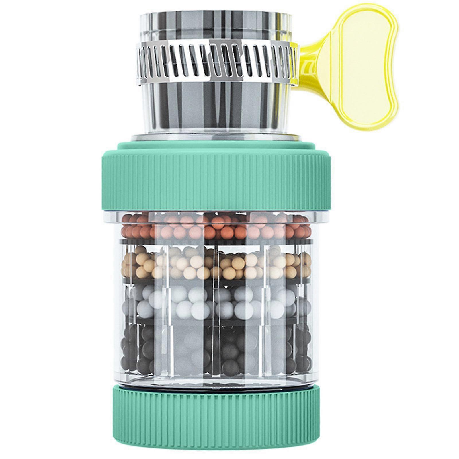 Faucet Nozzle Filter Purifier Universal Splash Fitting Water Filter-green