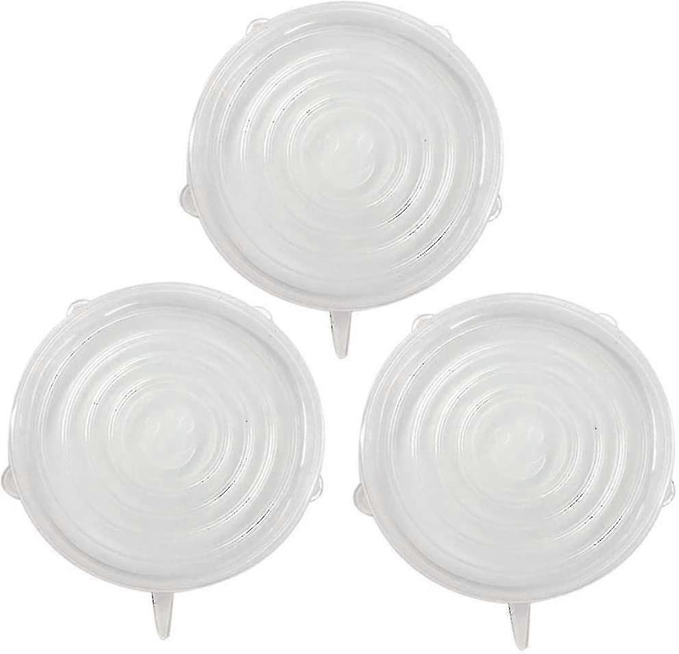 3個 9.8in 大きいシリコーンの伸張のふたは電子レンジの食器洗い機で安全