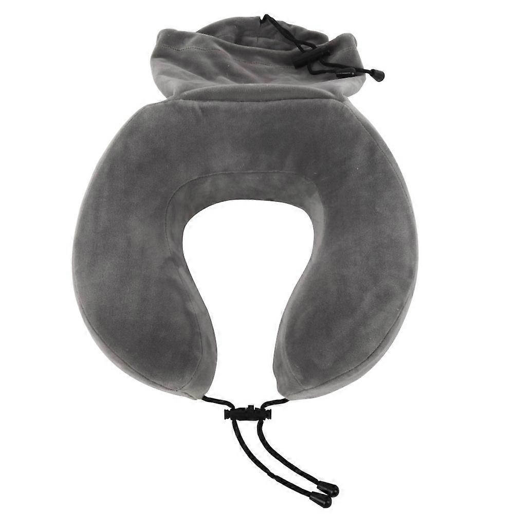 Resenackkudde Memory Foam, flygplansstöd förhindrar att huvudet faller framåt