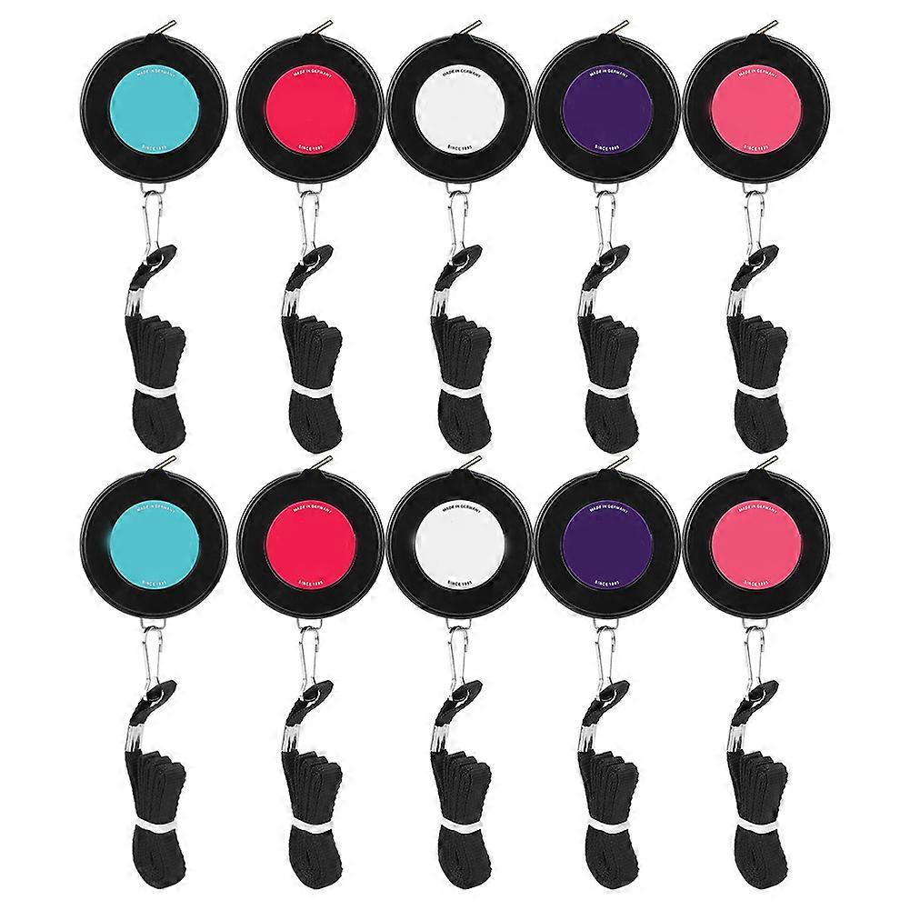 10 Pcs Measure Tape 5 Colors Soft Measuring Ruler Cloth Making Accessory 150cm/60in