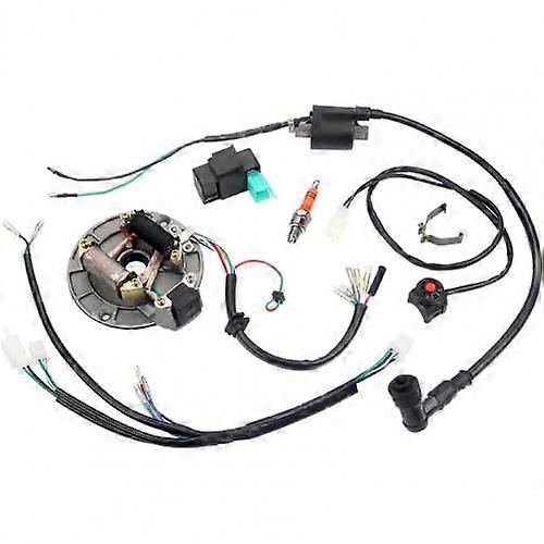 1 Set Ignition Stator High Strength Excellent Easy to Install Stator Plate for 50cc 70cc 110cc 125cc 4 Stroke Dirt Bike