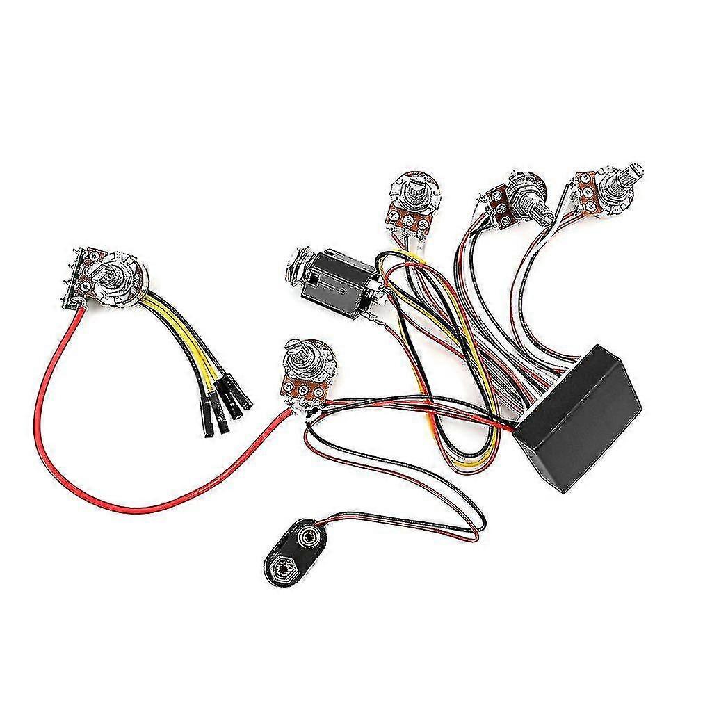 1 Set Pre-wired 3 Band Active Circuit Active Passive Eq Equalizer Electric Preamp Circuit