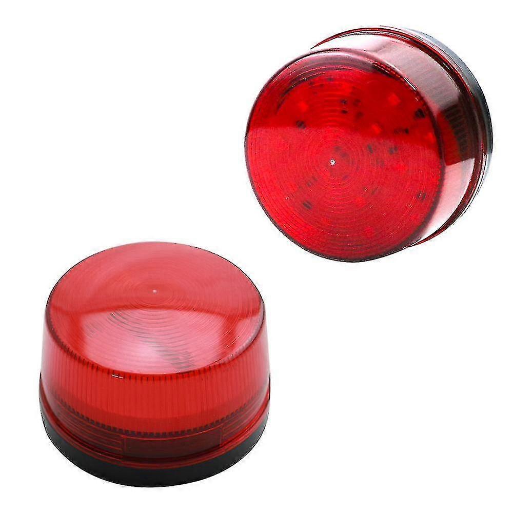 2-Pack Led Strobe Licht 12V-24V Rot Led Blinkende Warnung Sicherheit Blinkende Beacon Lights für Automobil, Security Engineering Warnung Warnung Ligh