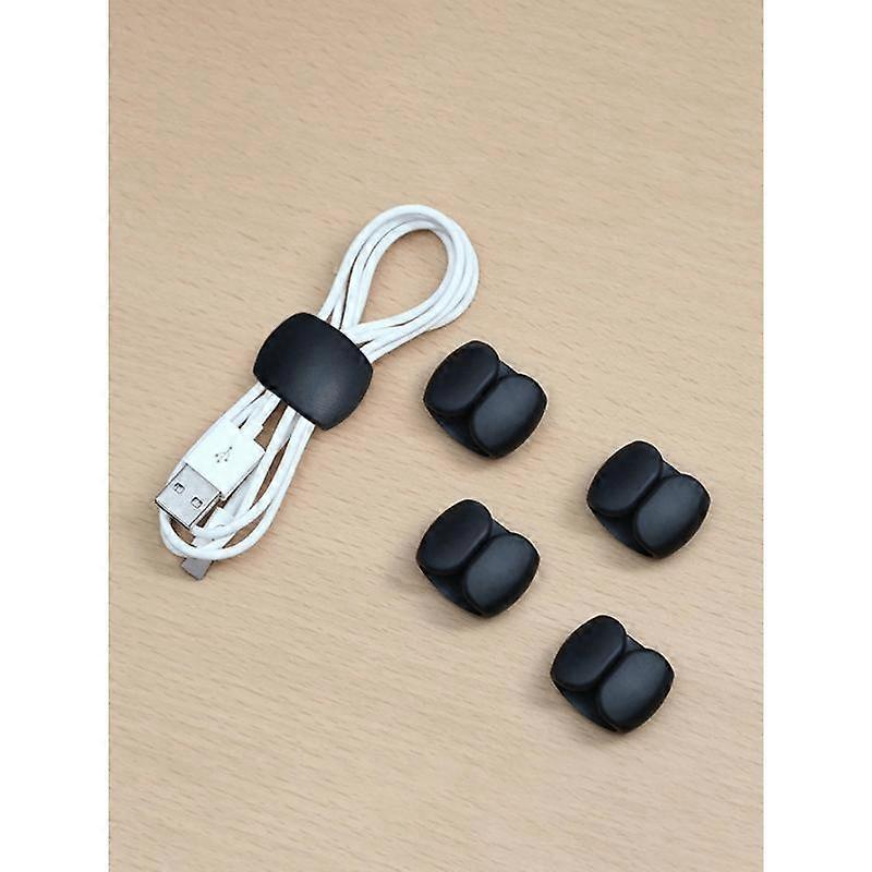 15-Piece Multicolor Cable Organizer Clips - Versatile Cord Wraps For Earphones & Chargers, Easy Storage Management