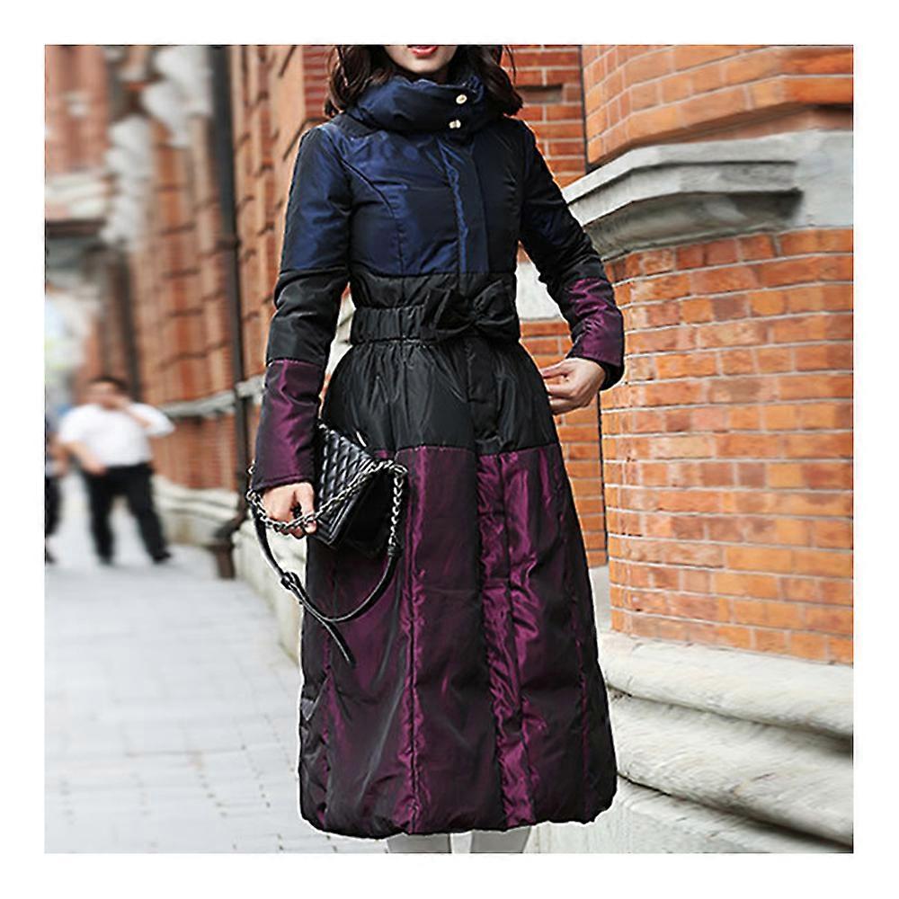 White Duck Down Thick Deluxe Long Down Coat