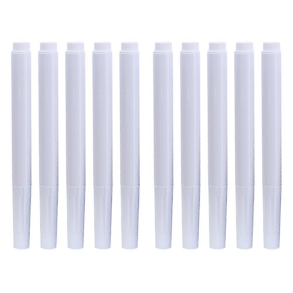 20 Pcs Stylos Marqueurs De Craie Liquide Blanc Stylos De Tableau Effaçable Pour Tableau Noir (Blanc)