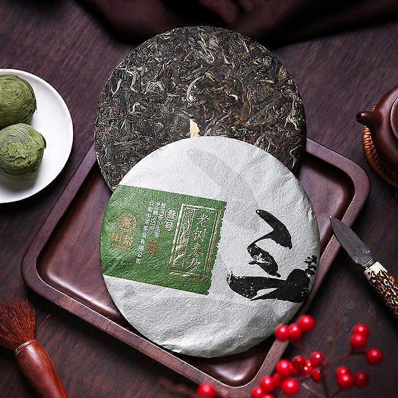 Chinese Tea CHINATEA Yunnan Laoshu Chunqiu No. 3 Pu'er Pu-erh Raw Tea Cake 357g