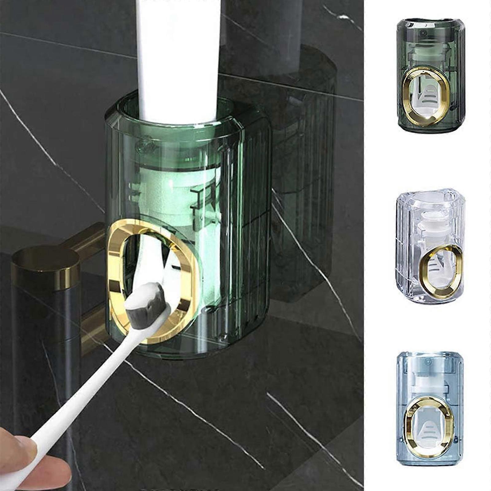 Light Luxury Toothpaste Squeezer, Tube Squeezer Toothpaste Squeezer Save Toothpaste, Wall Mounted Toothpaste Holder StAnd Bathroom Organizer,50% Offer