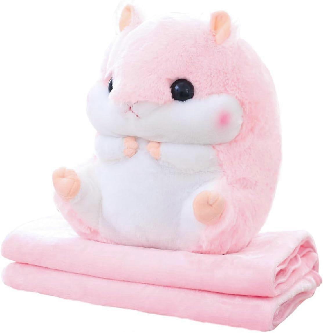 Hamster Plush Blanket Cute Plush Blanket for TV Sofa Office Nap Blanket