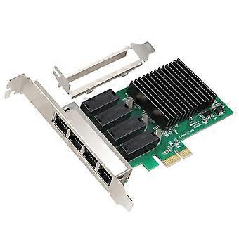 Rtl8111h Network Card 4x Rj45 Port Lan Ethernet Server/desktop 4 Ports 2500mbps-ZZY