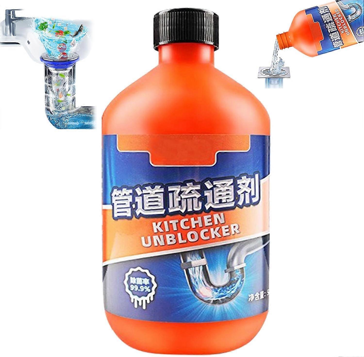 Pipeline Dredging Agent, Kitchen Unblocker, Powerful Pipe Dredge Agent, Sink Drain Cleaner Foam, Kitchen Toilet Pipeline Cleaning Tool, For Kitchen To
