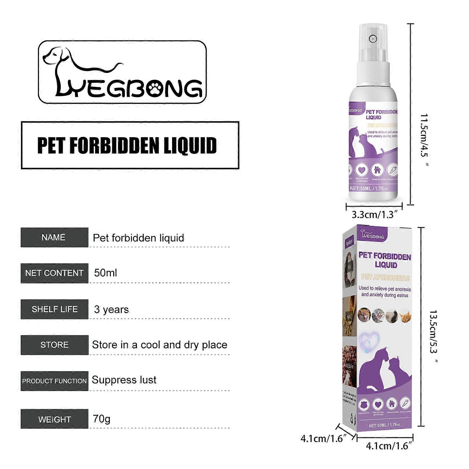 Pet Care Stop, Dog Behavior Correction Spray, Dog Confinement Spray50ml
