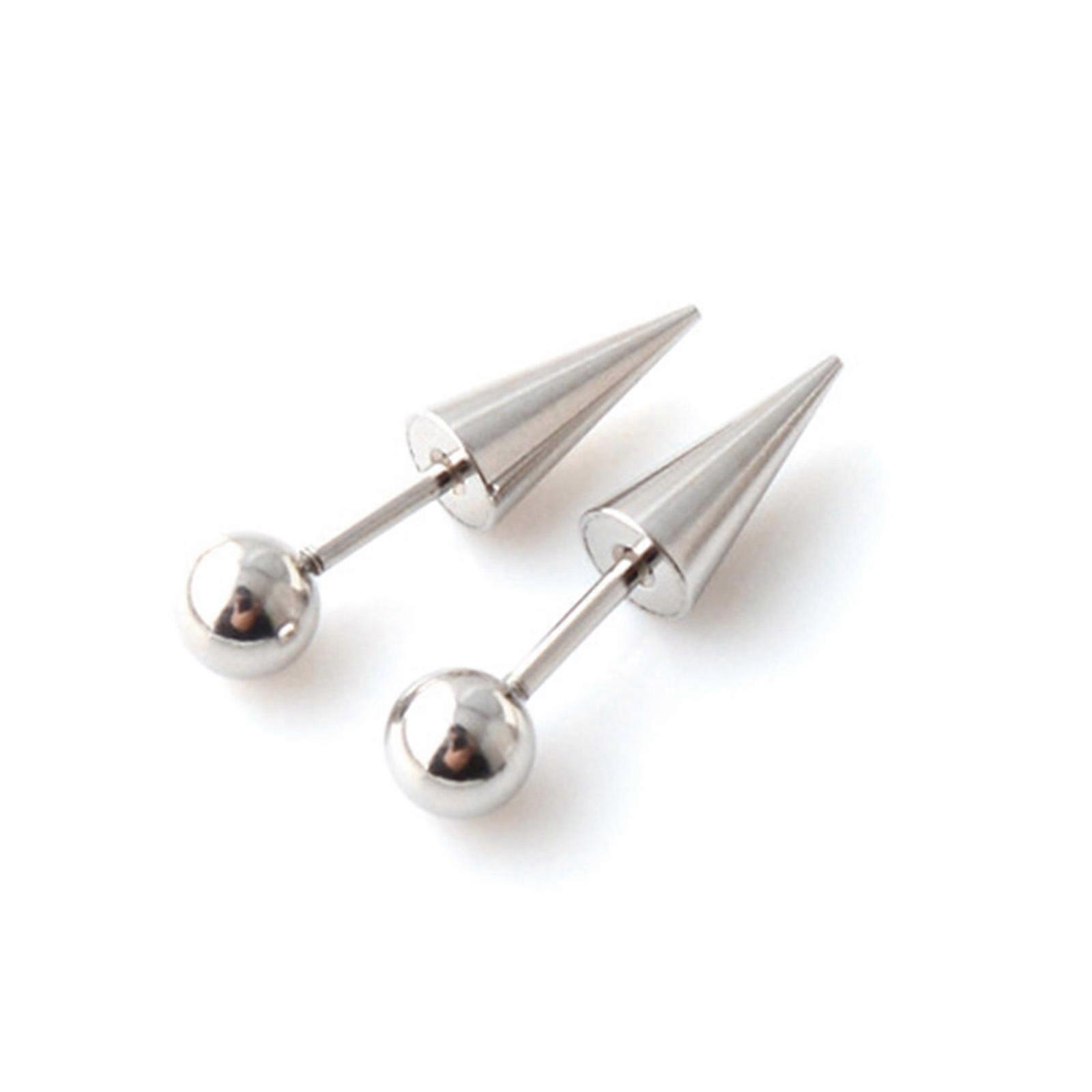 Piercing Bijoux Boucles d’oreilles Spike Stud Boucles d’oreilles Ensemble Grand Cadeau pour Hommes Femmes