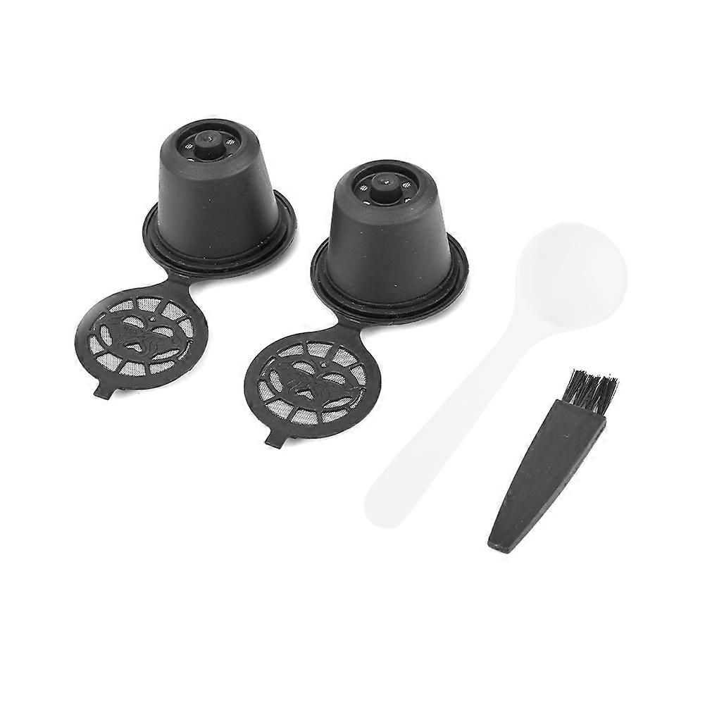 6PCS Reusable Coffee Filters Set Refillable Coffee Capsules Pods For Dolce Gusto Coffee Maker With O-Ring Coffee Strainer
