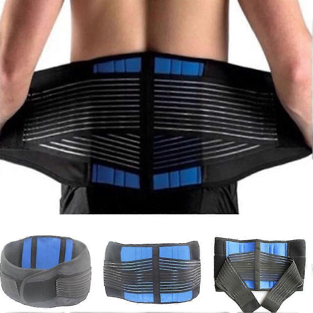 Adjustable Pull Lumbar Brace Back Bandage Support Neoprene Waist Belt For Sport Protection