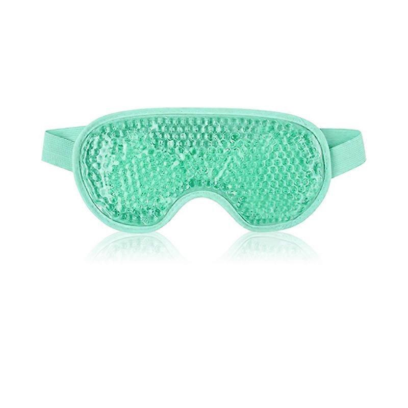 Light Green Reusable Gel Eye Pack, Warm Cold Gel Eye Mask by Hot and Cold Compress, Relaxation and Tension Relief, Reduce Dry and Puffy Eyes