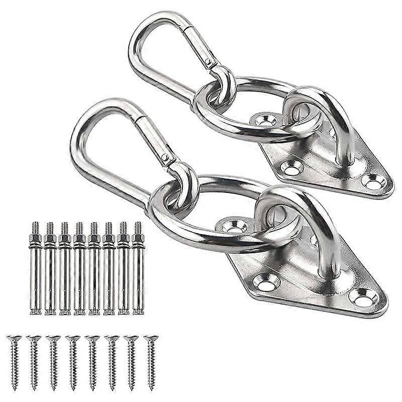 Hammock Hanging Kit,m8 Suspension Ceiling Hooks,stainless Steel Hammock Hooks Heavy Duty