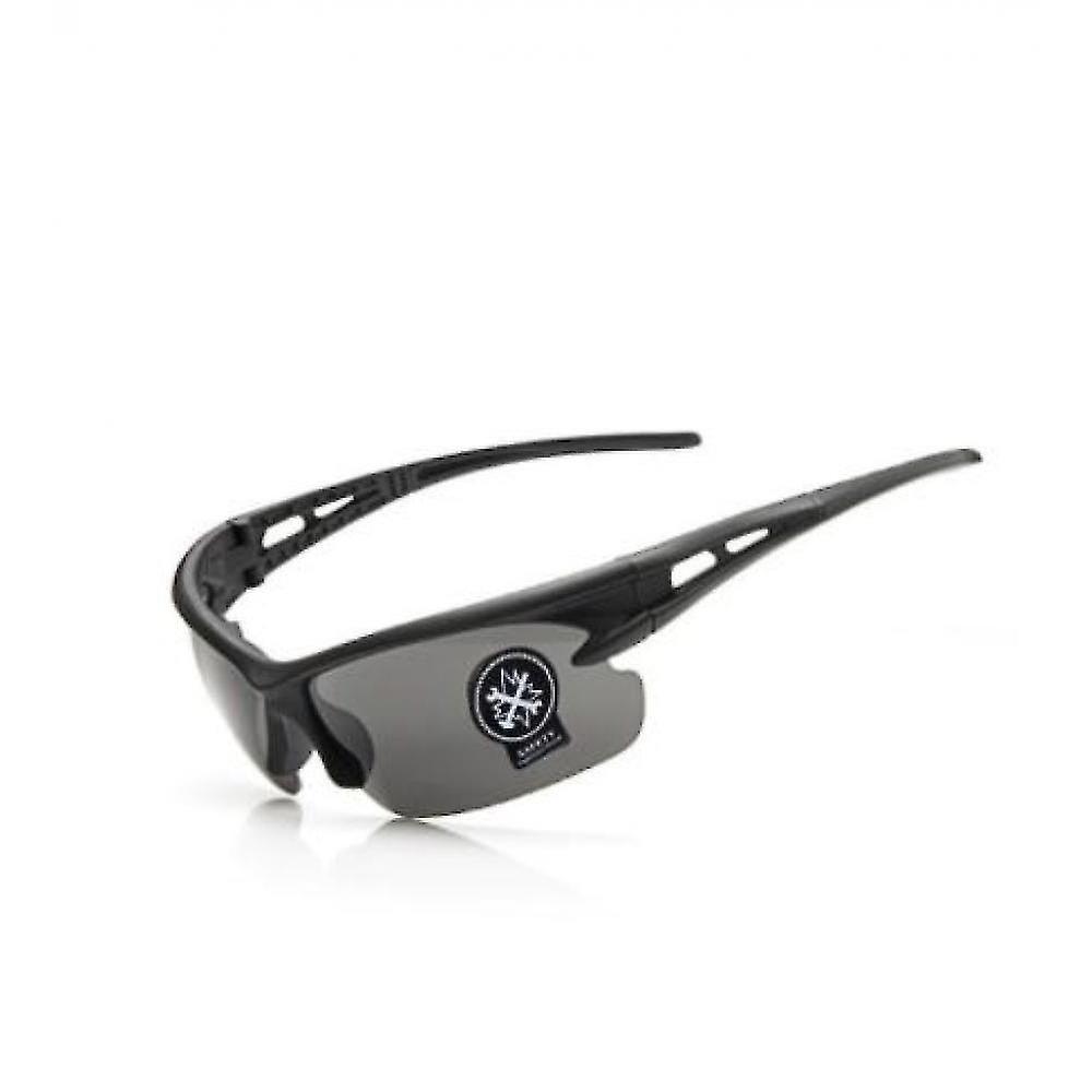 Black Oversized Square Rimless Sunglasses Unisex