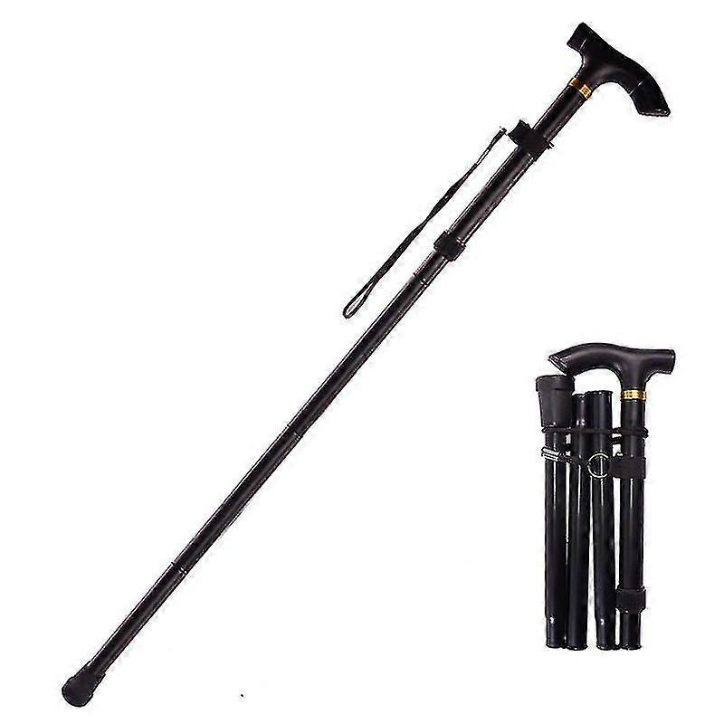 Telescopic Shockproof Walking Stick Telescopic Hiking Trekking Pole Five Sections Foldable