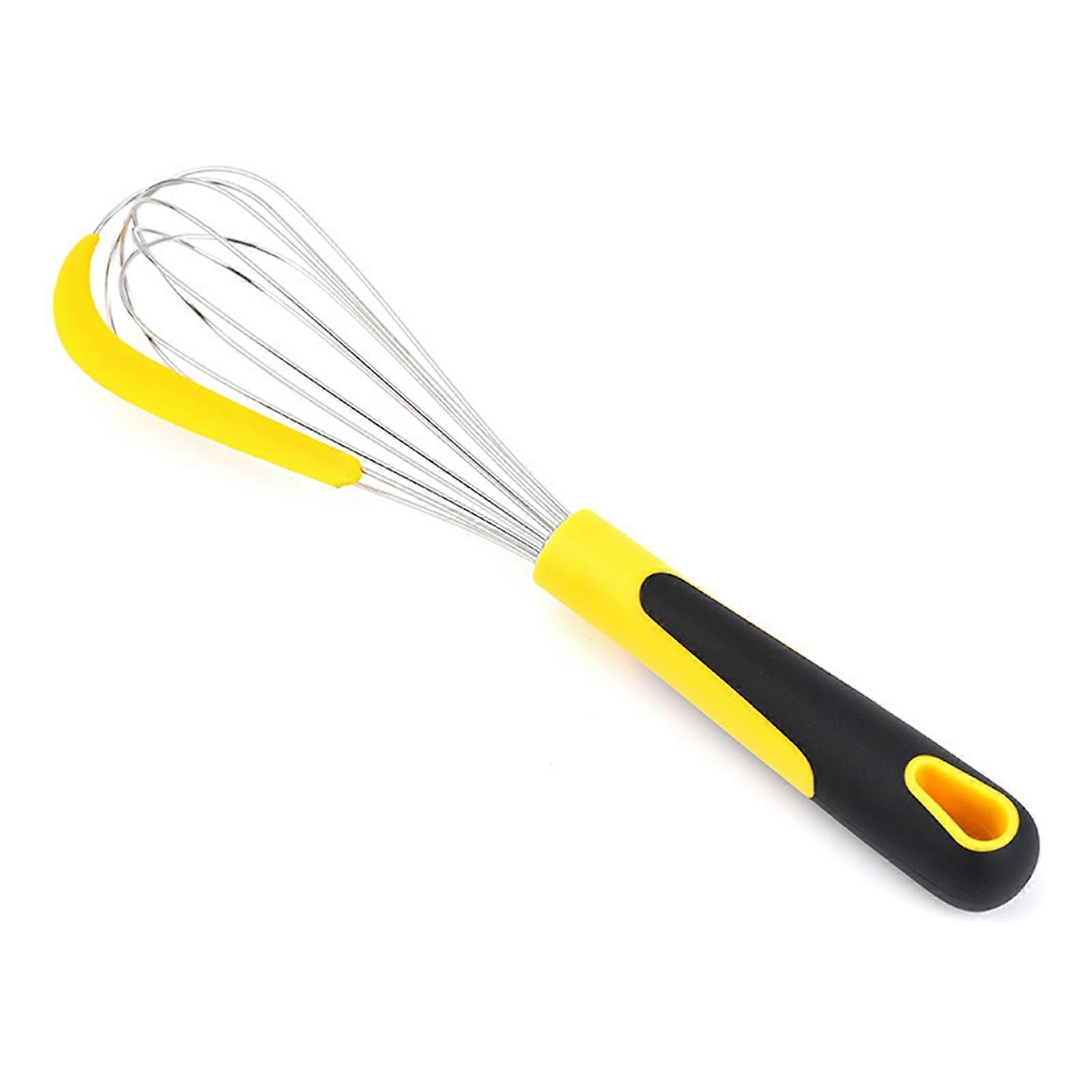 Egg Beater with Scraper Good Looking Multi-usage Energy-saving Effective Manual Mixer Stirrer for Kitchen