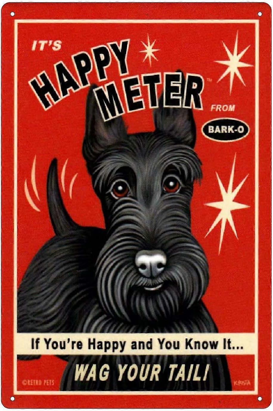 犬の錫の看板金属の壁ポスターガーデンバーパブの看板金属アートの装飾鉄の絵画アートの装飾鉄の絵画8x12インチ