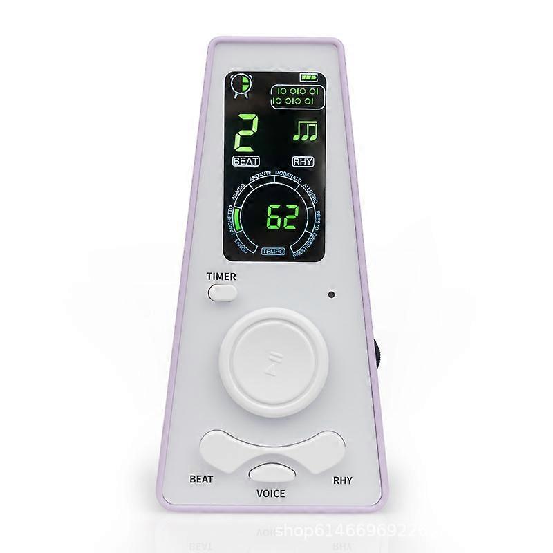 Electronic digital metronome for musicians, piano guitar violin instrument with adjustable volume and beat speed, universal mini metronome