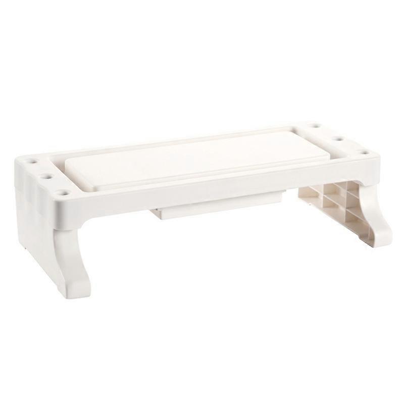 Computer Monitor Stand Riser with Storage Drawer Phone Holder Desktop Shelf Rack JIKAIX