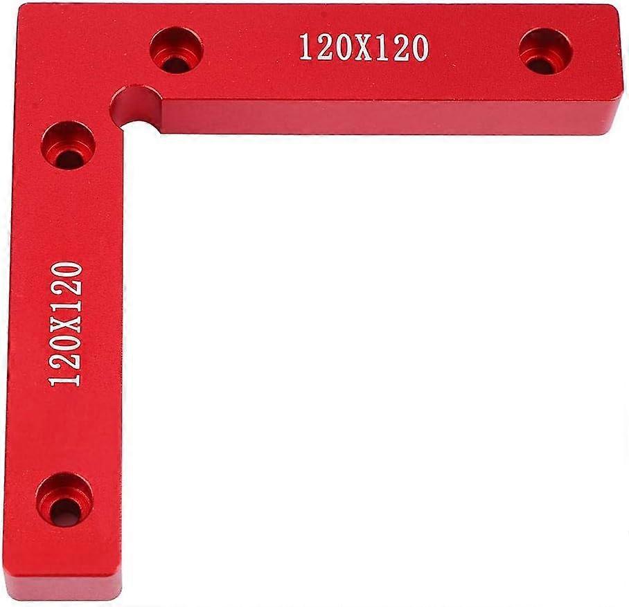 2 Pcs 120 Degree Positioning Clamp Right Angle Lightweight Corner Clamp Aluminum Alloy Square Ruler Holder for Carpenters DIY