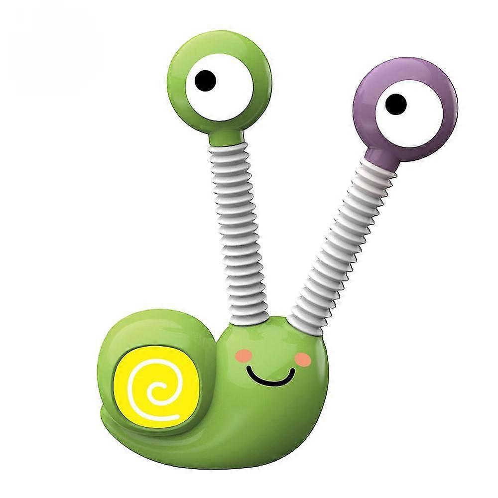 Snail Dekompresjon Teleskopiske poprør Fidget Leker Sensorisk leketøy Kjølig lys naturtro form for stressangstlindring
