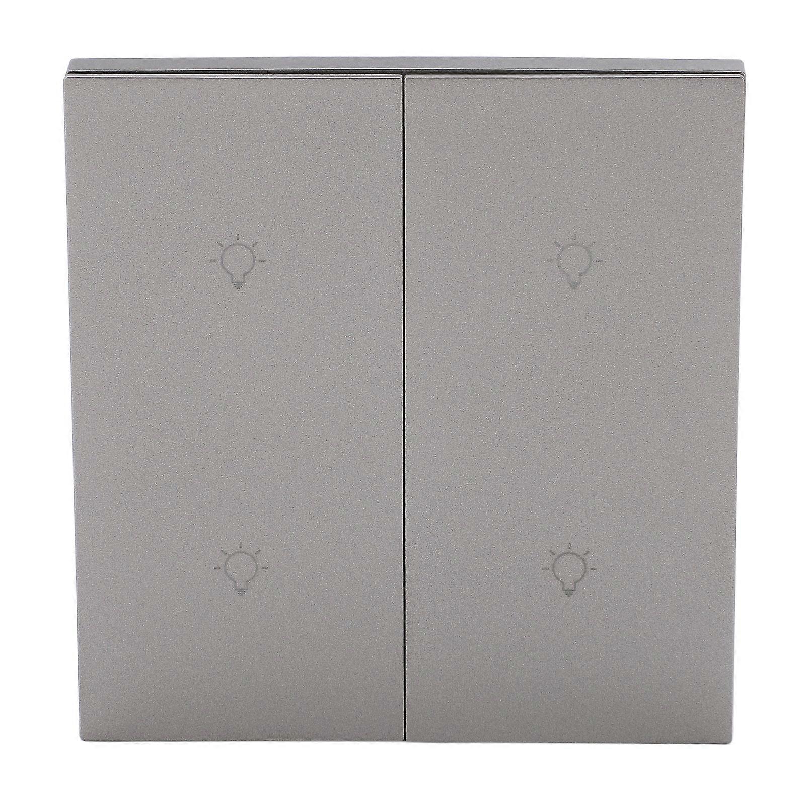 4-Gang Wireless ZigBee Smart Light Switch - Multi-Control, Stable Connection, Easy Setup