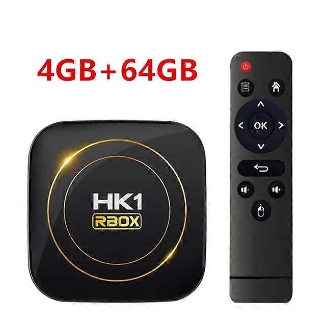 Android 12 Hk1 Rbox Tv 4gb Ram 32/64gb Rom Allwinner H618 Dual Wifi 2.4g/5g Bt 4.0 Lan 100m Ethernet 3d 6k Set Top Box