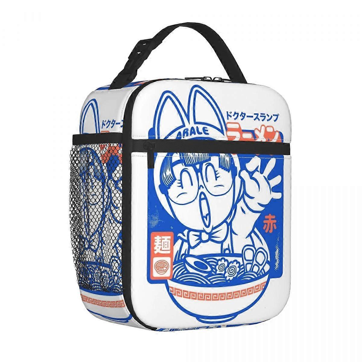 Anime Arale Dr Slump μονωμένη τσάντα μεσημεριανού γεύματος Leakproof Toriyama 90s Manga επαναχρησιμοποιήσιμη θερμική τσάντα Tote κουτί γεύματος υπαίθριο κορίτσι αγόρι