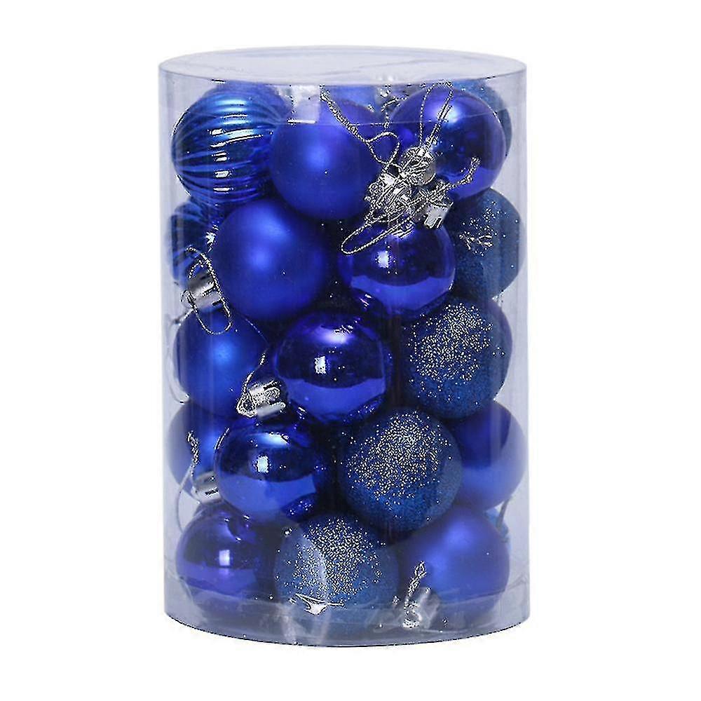 34 stk. 4 cm brudsikker julekuglepynt Juletræ Bryllupsindretning