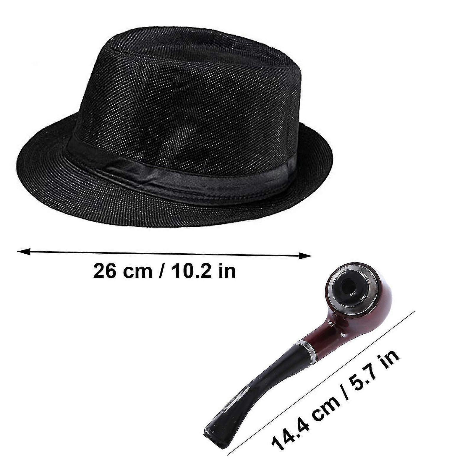 Blue 1920s Accessories Set for Men