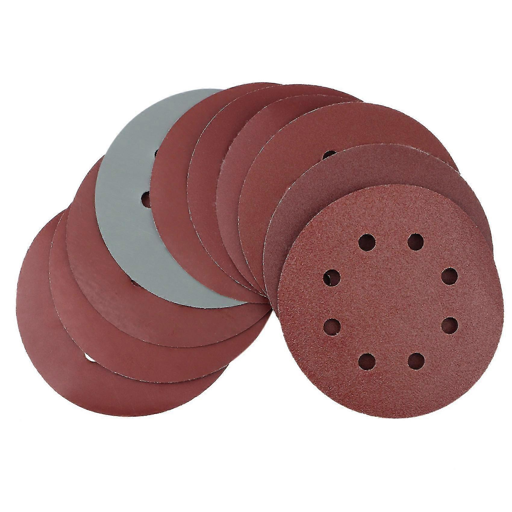 100pcs Sander Polishing Pad Sandpaper Round Shape Sanding Discs Hook