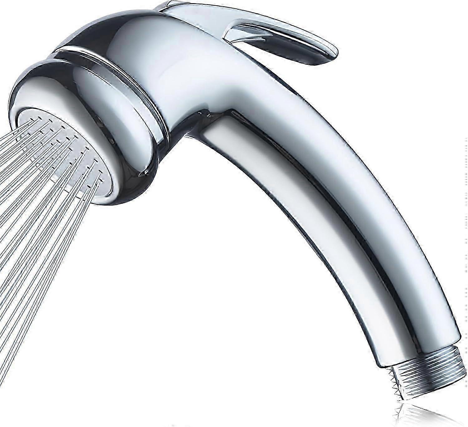 High Pressure Trigger Handheld Shower Head with On/Off Switch, Chrome Finish for Bath/Boat/RV (1/2" Thread)