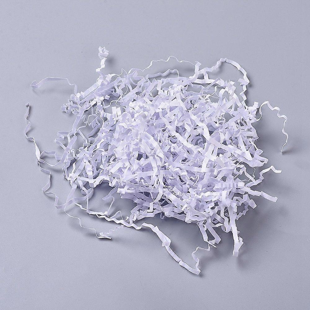Raffia Crinkle Cut Paper Shred Filler for Gift Wrapping & Easter Basket Filling White 3x0.2mm