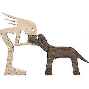 New Wooden Sculptures Handmade Accents Craft Figurine for...