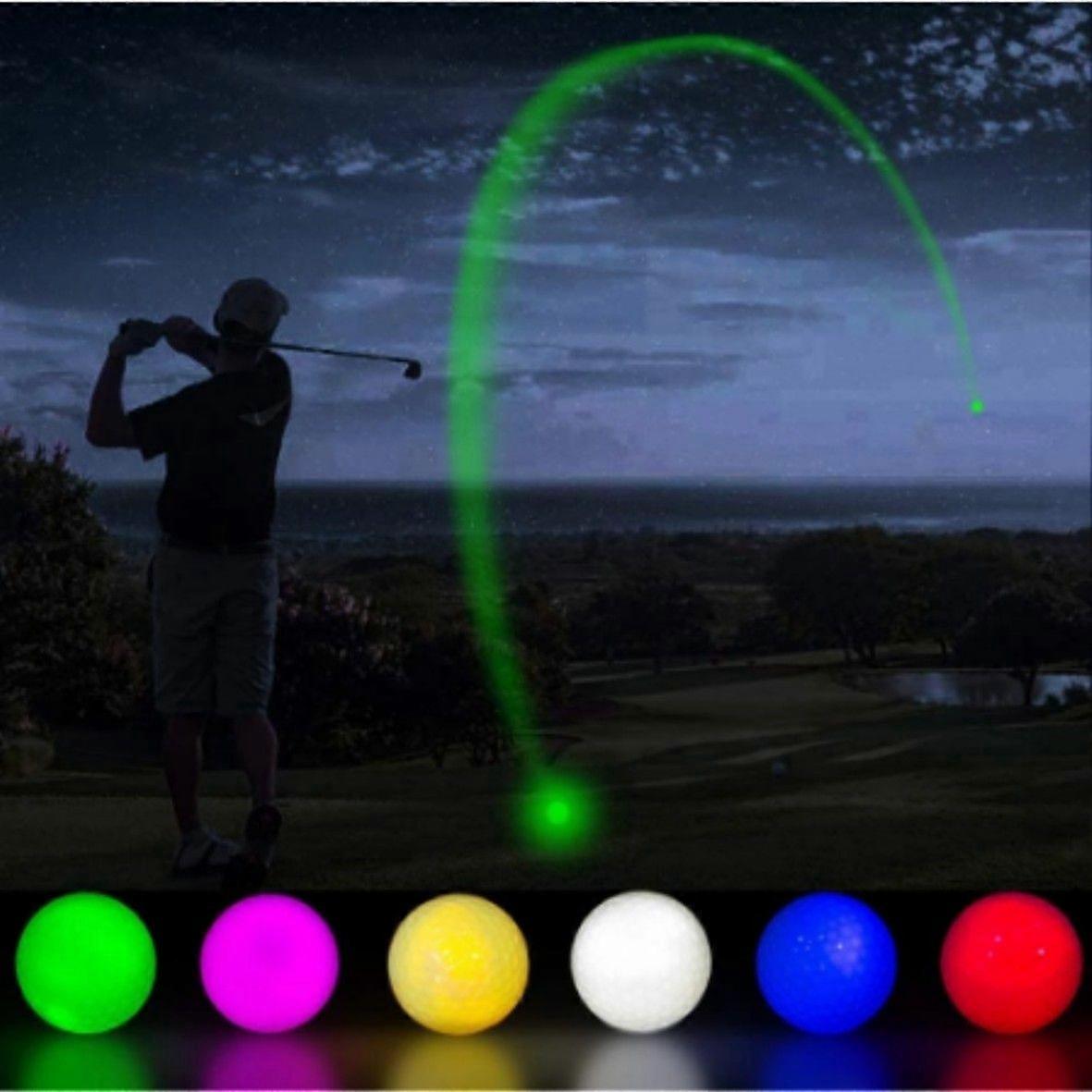 6-Count Luminous Golf Balls: Enhance Your Night Golf Experience