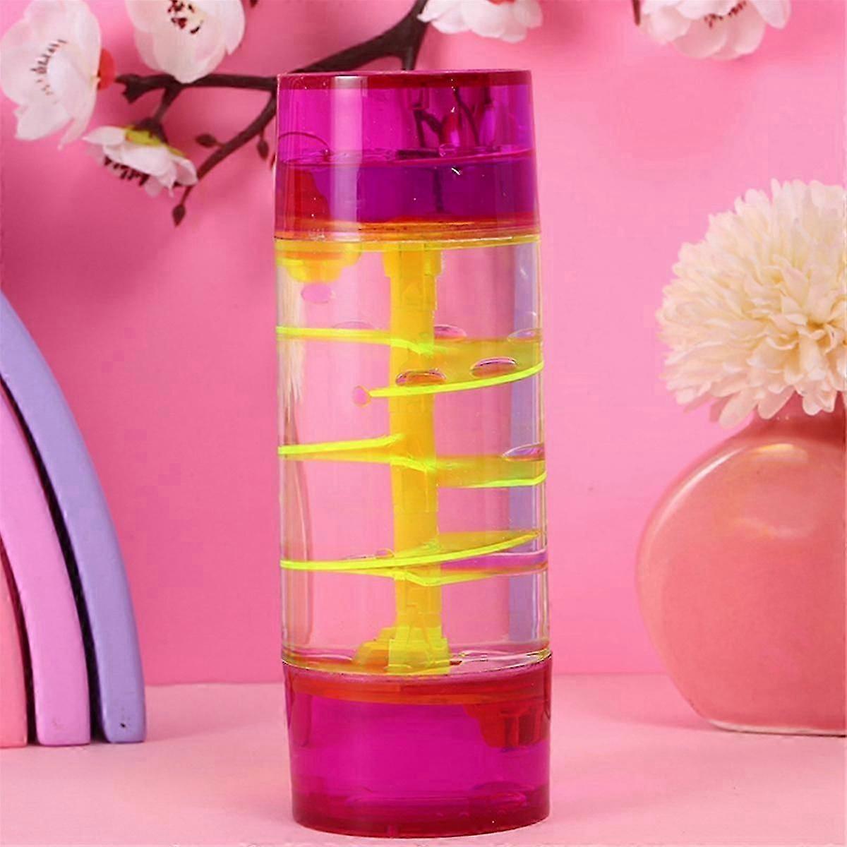 Grøn timeglas Center Column Pladespiller Olie Drop Timeglas Jelly Color Fritid Daze Oil Leak Hjem C