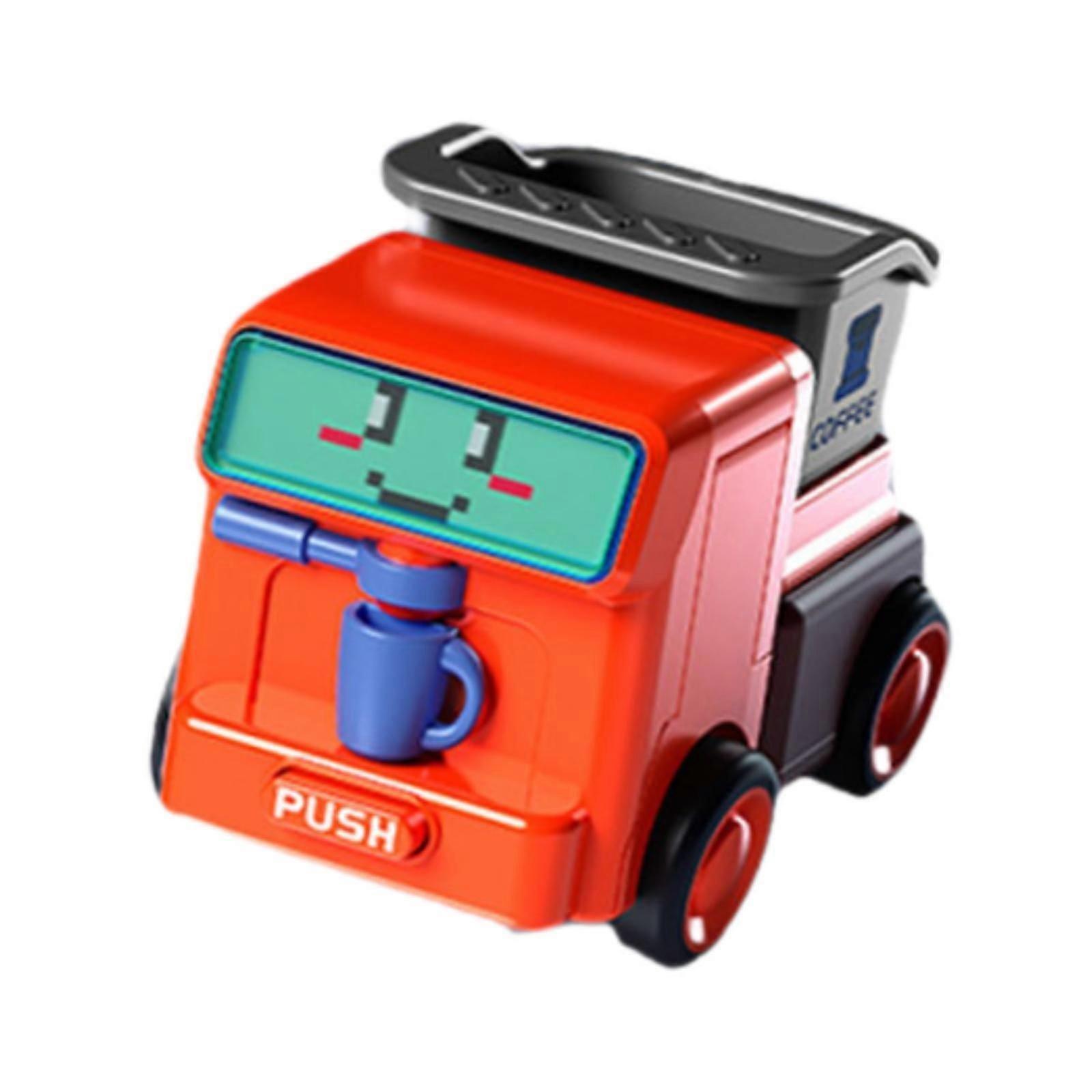 Transformerande Robot Leksak Bil Konstruktion Lastbil Leksak För Fest Favor Pojkar Flickor Röd