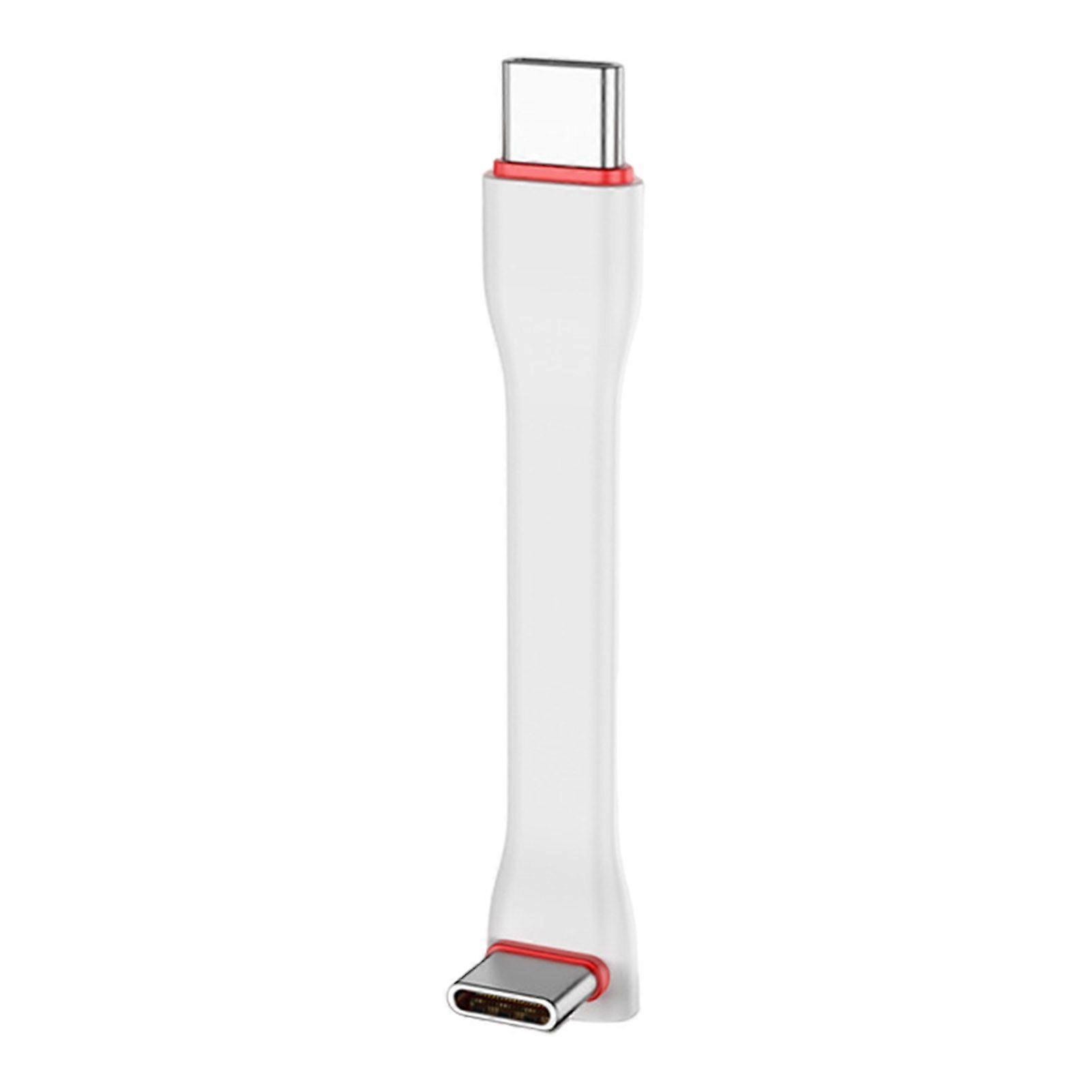 USB C to USB C Cable 90 Degree PD60W 3A Fast Charging 20Gbps Data Wire for Mobile Phones Laptops Game Consoles 4K@60Hz Video Transfer