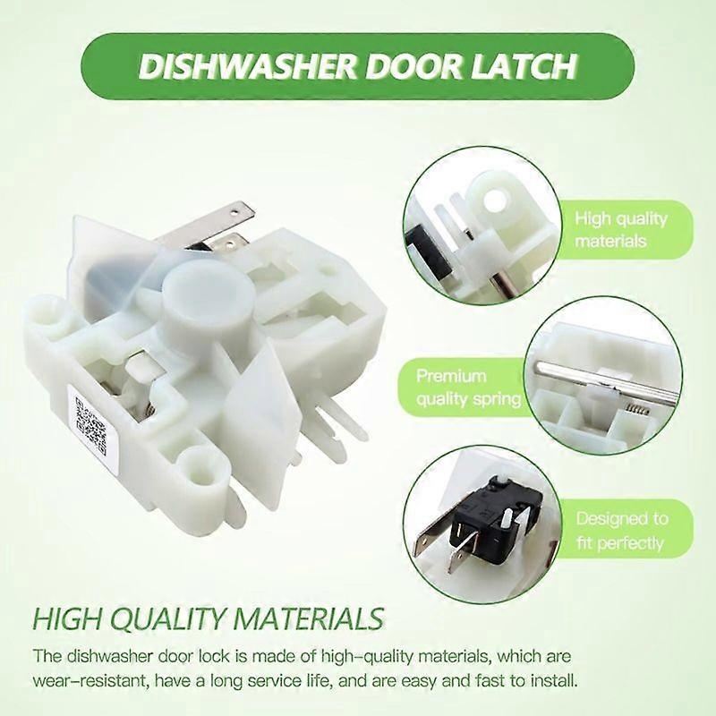 Door Switch Latch Replacement for Dishwasher Door Latch Lock ...